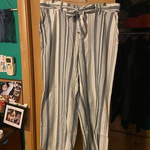 Tommy Hilfiger blue stripe pants size 8